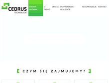 Tablet Screenshot of cedrus.org.pl
